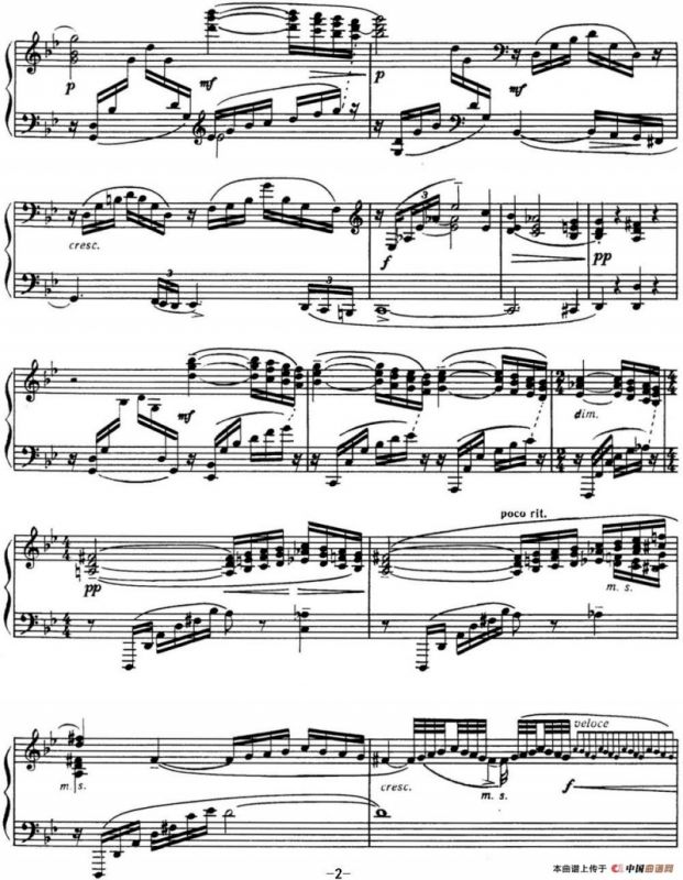 拉赫玛尼诺夫 音画练习曲7或8 Etudes tableaux Op.33 No.7