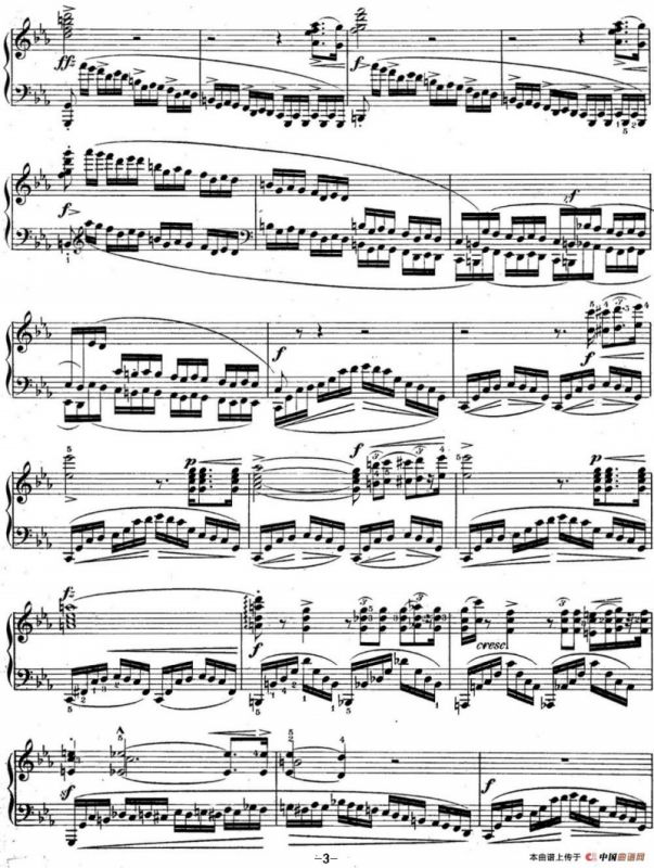 肖邦练习曲12 Op.10 No.12 革命 c小调 C minor Revolutionary