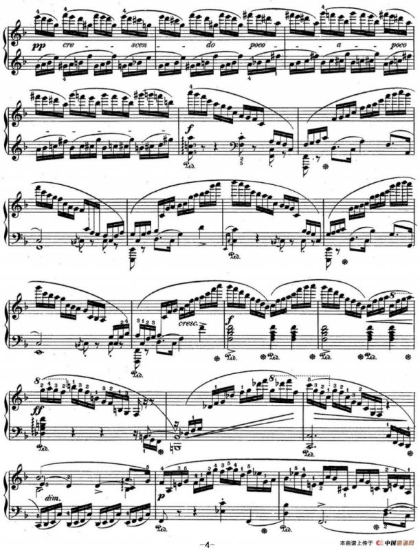 肖邦练习曲8 Op.10 No.8 F大调 F major