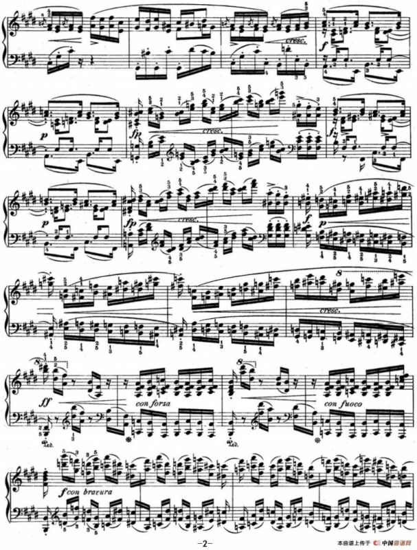 肖邦练习曲3 Op.10 No.3 离别 E大调 E major Tristesse