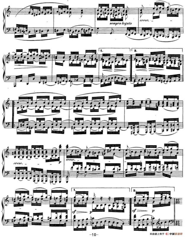 贝多芬钢琴奏鸣曲32 c小调 Op.111 C minor