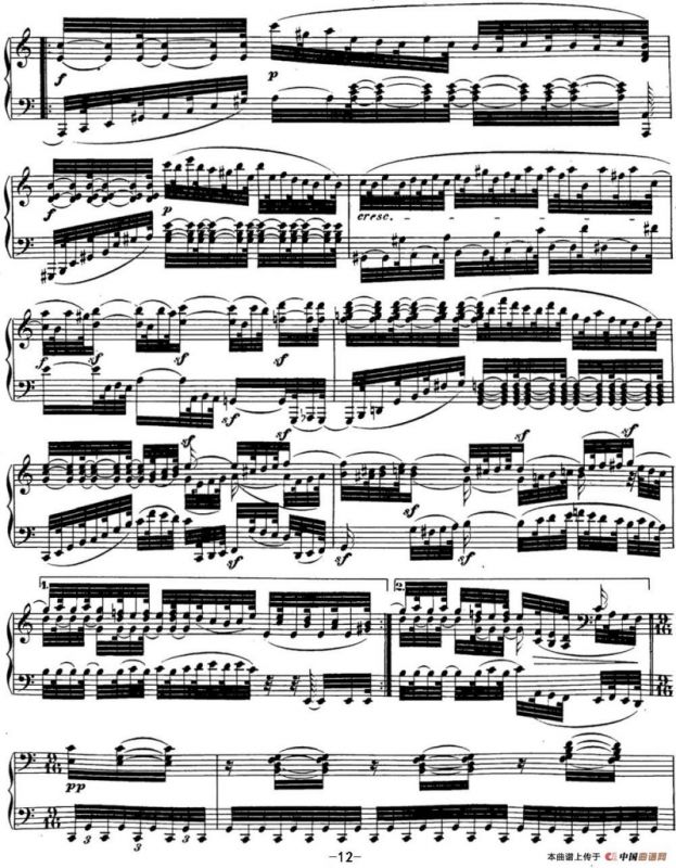 贝多芬钢琴奏鸣曲32 c小调 Op.111 C minor
