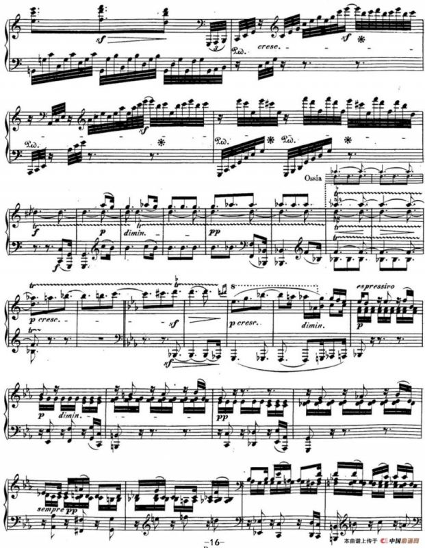 贝多芬钢琴奏鸣曲32 c小调 Op.111 C minor