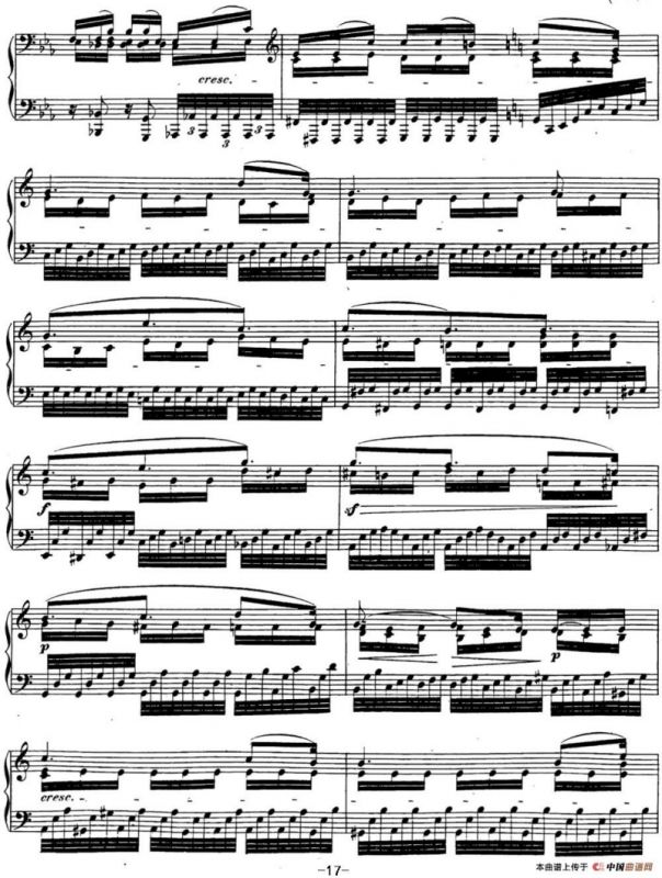 贝多芬钢琴奏鸣曲32 c小调 Op.111 C minor