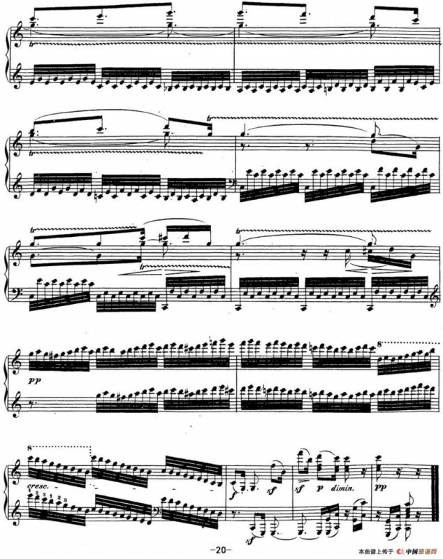 贝多芬钢琴奏鸣曲32 c小调 Op.111 C minor