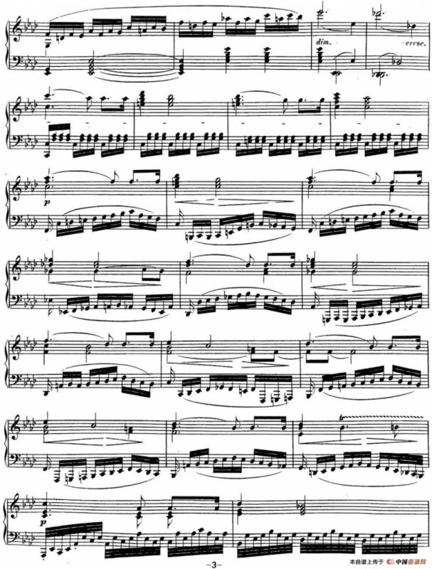 贝多芬钢琴奏鸣曲31 降A大调 Op.110 A-flat major