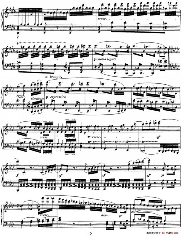 贝多芬钢琴奏鸣曲31 降A大调 Op.110 A-flat major