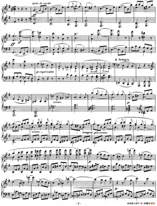 贝多芬钢琴奏鸣曲30 E大调 Op.109 E major