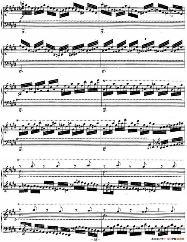 贝多芬钢琴奏鸣曲30 E大调 Op.109 E major