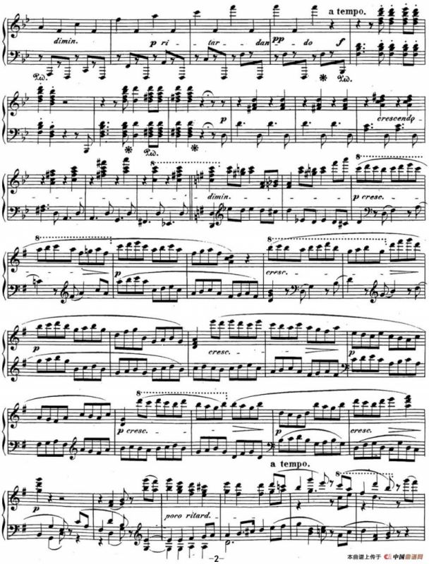 贝多芬钢琴奏鸣曲29 钢琴（锥子键琴）降B大调 Op.106 B-flat major