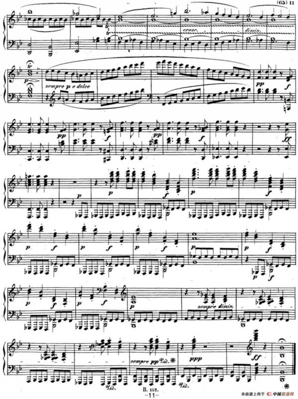 贝多芬钢琴奏鸣曲29 钢琴（锥子键琴）降B大调 Op.106 B-flat major