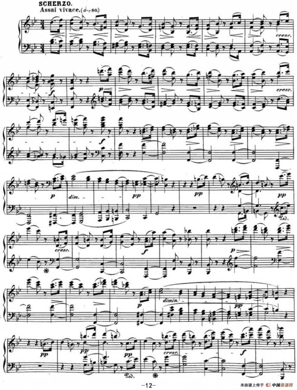 贝多芬钢琴奏鸣曲29 钢琴（锥子键琴）降B大调 Op.106 B-flat major