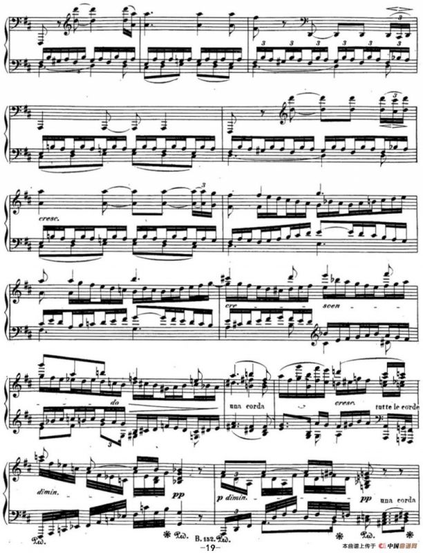 贝多芬钢琴奏鸣曲29 钢琴（锥子键琴）降B大调 Op.106 B-flat major