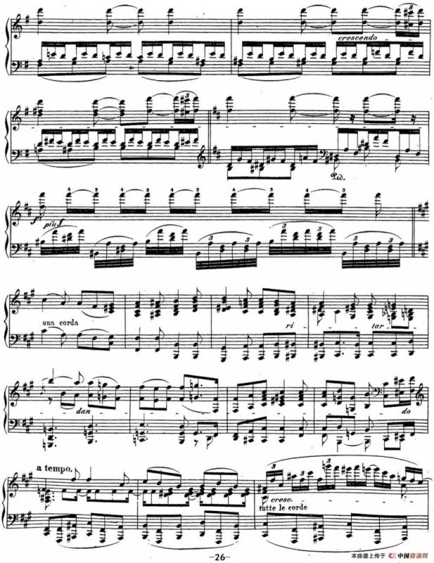 贝多芬钢琴奏鸣曲29 钢琴（锥子键琴）降B大调 Op.106 B-flat major