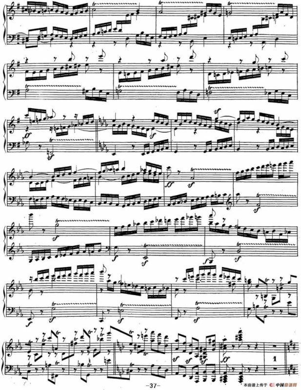 贝多芬钢琴奏鸣曲29 钢琴（锥子键琴）降B大调 Op.106 B-flat major