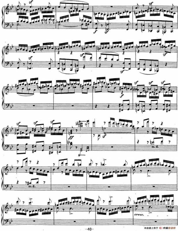 贝多芬钢琴奏鸣曲29 钢琴（锥子键琴）降B大调 Op.106 B-flat major