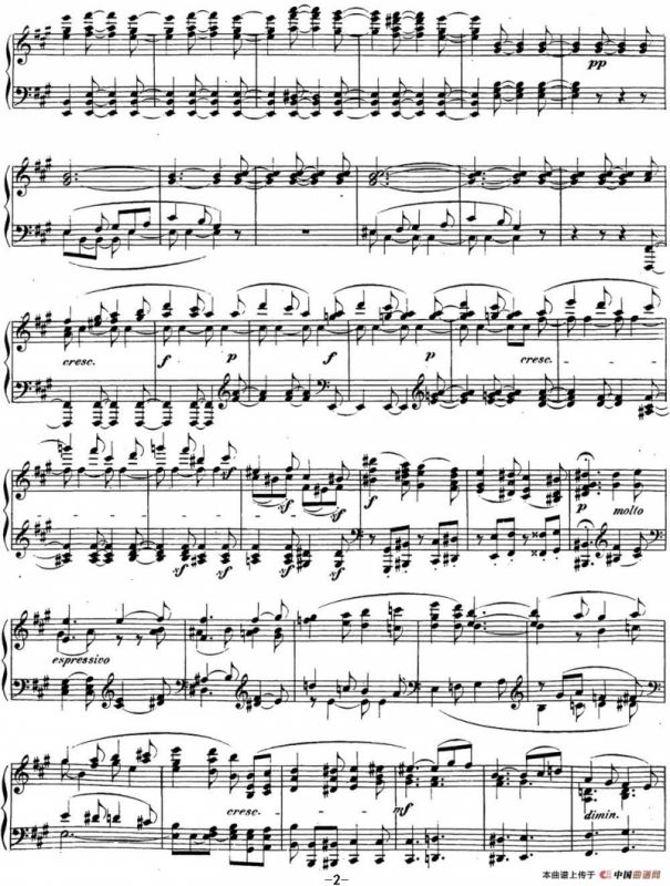 贝多芬钢琴奏鸣曲28 A大调 Op.101 A major