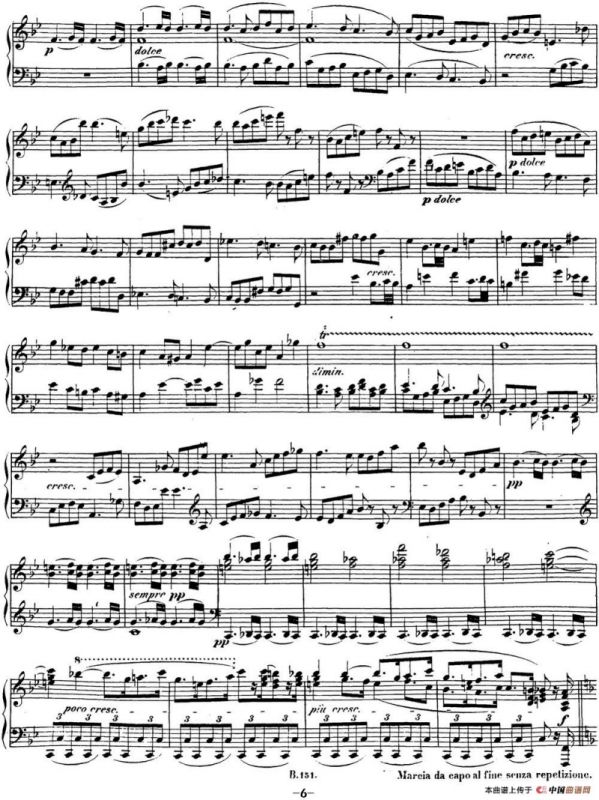 贝多芬钢琴奏鸣曲28 A大调 Op.101 A major