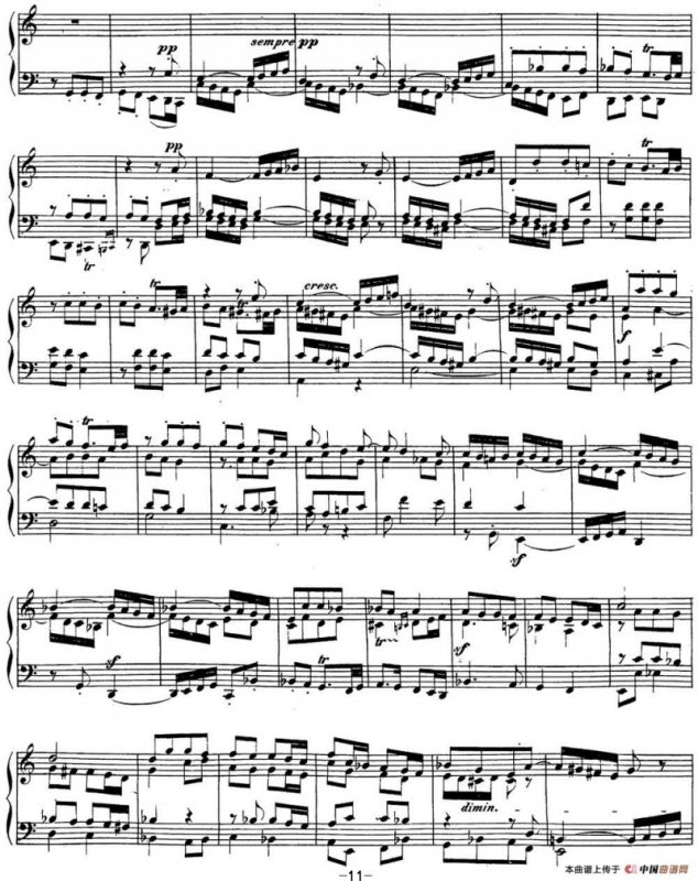 贝多芬钢琴奏鸣曲28 A大调 Op.101 A major