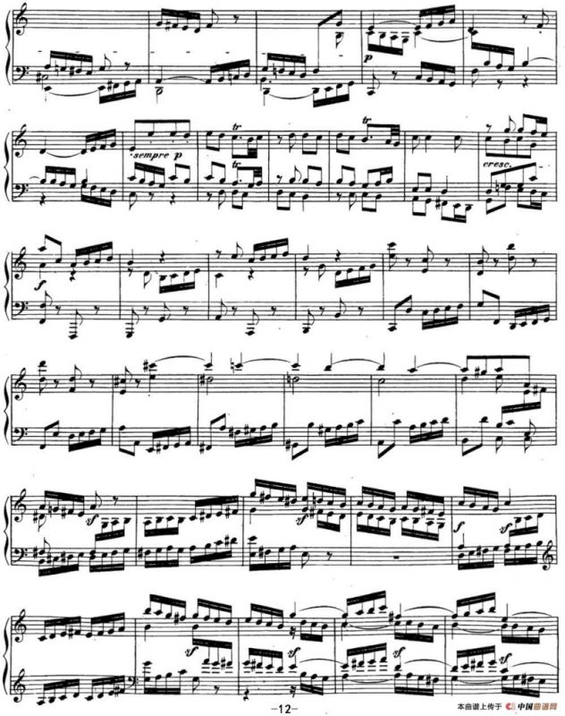 贝多芬钢琴奏鸣曲28 A大调 Op.101 A major