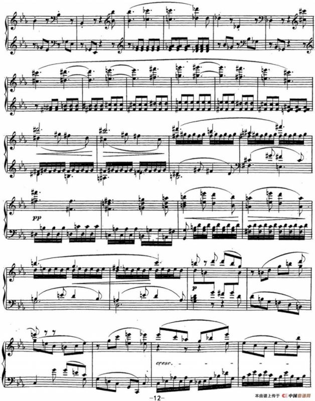 贝多芬钢琴奏鸣曲26 告别 降E大调 Op.81a E-flat major