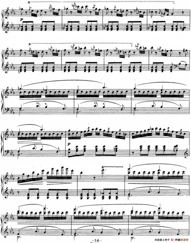 贝多芬钢琴奏鸣曲26 告别 降E大调 Op.81a E-flat major