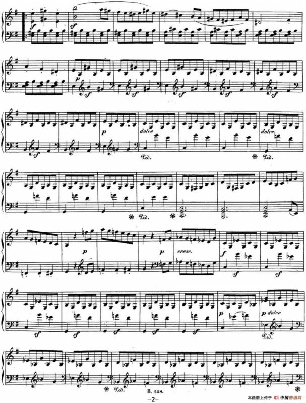 贝多芬钢琴奏鸣曲25 杜鹃 G大调 Op.79 G major