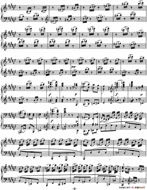 贝多芬钢琴奏鸣曲24 泰丽莎 升F大调 Op.78 F-sharp major