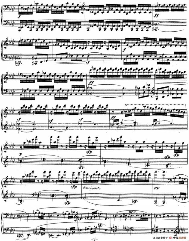 贝多芬钢琴奏鸣曲23 热情 f小调 Op.57 F minor