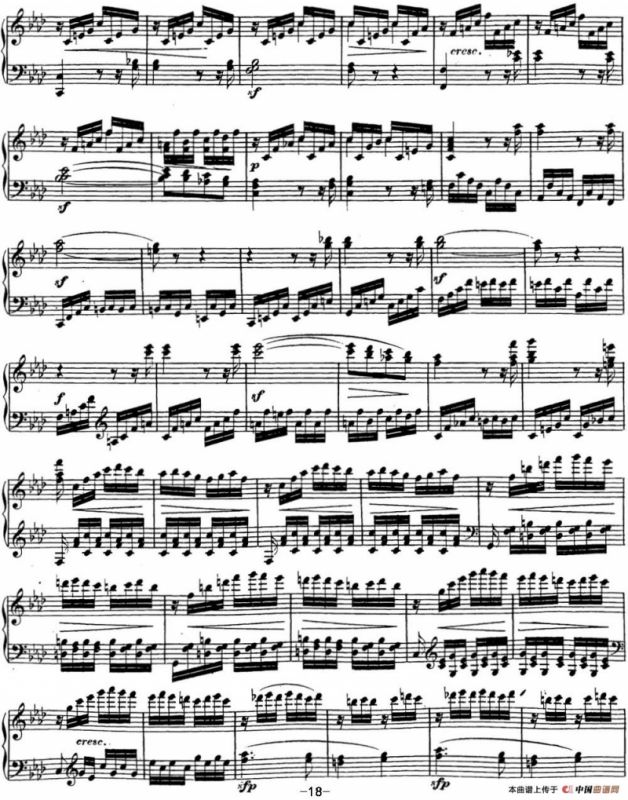 贝多芬钢琴奏鸣曲23 热情 f小调 Op.57 F minor