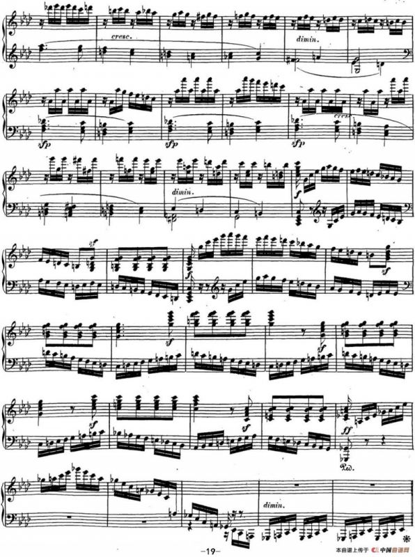 贝多芬钢琴奏鸣曲23 热情 f小调 Op.57 F minor