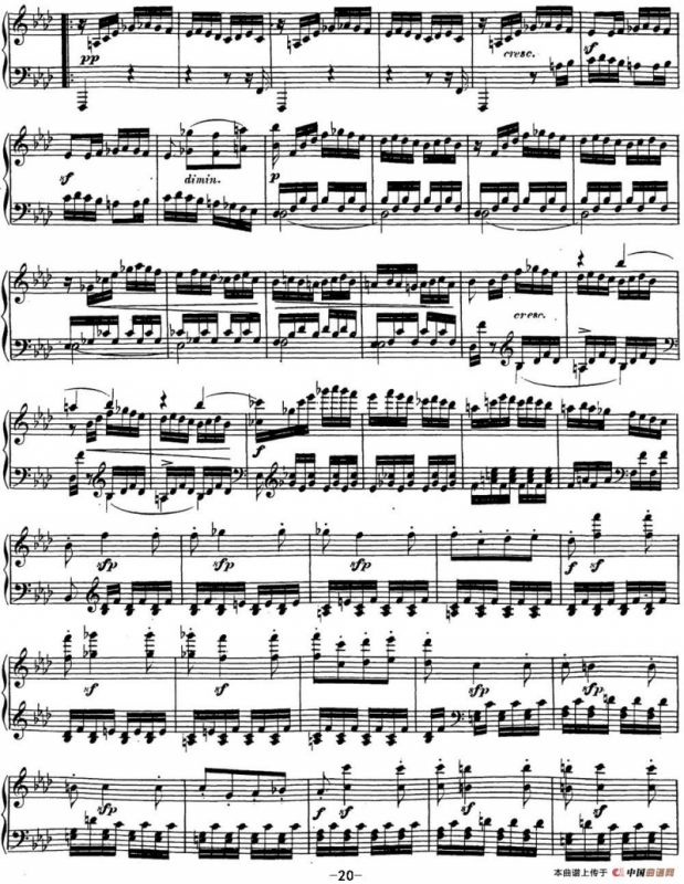 贝多芬钢琴奏鸣曲23 热情 f小调 Op.57 F minor