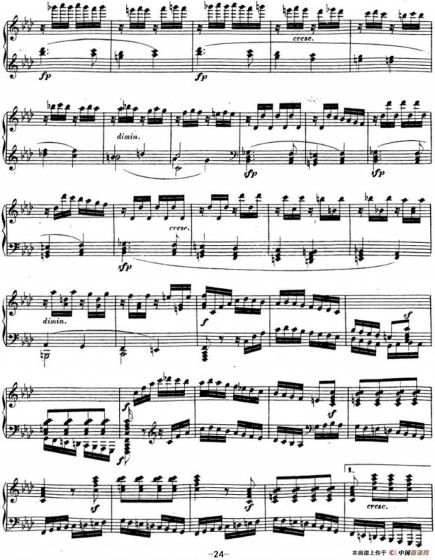 贝多芬钢琴奏鸣曲23 热情 f小调 Op.57 F minor