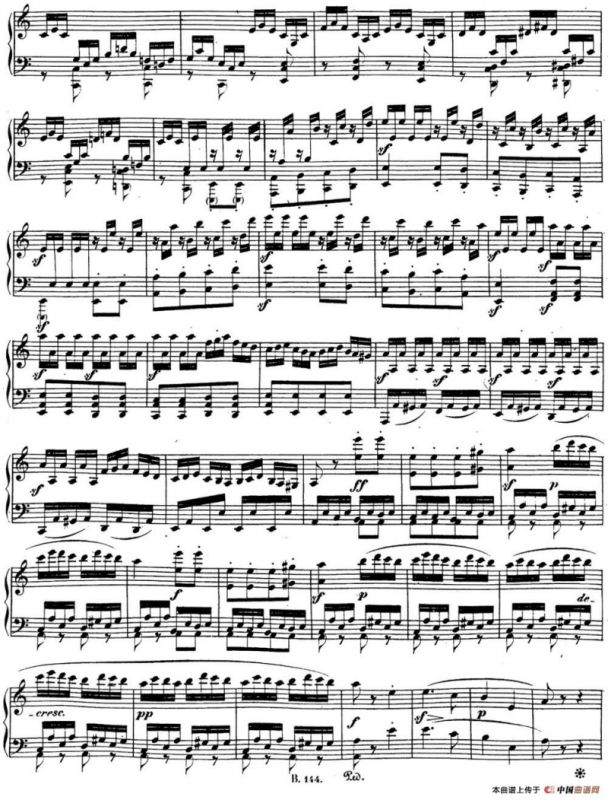 贝多芬钢琴奏鸣曲21 黎明（华尔斯坦） C大调 Op.53 C major