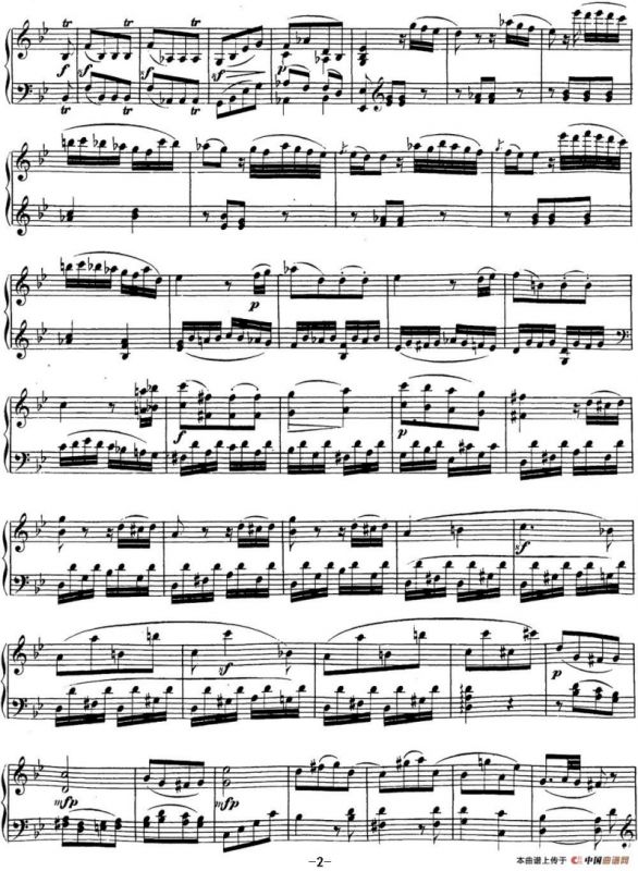 贝多芬钢琴奏鸣曲19 g小调 Op.49 No.1 G minor