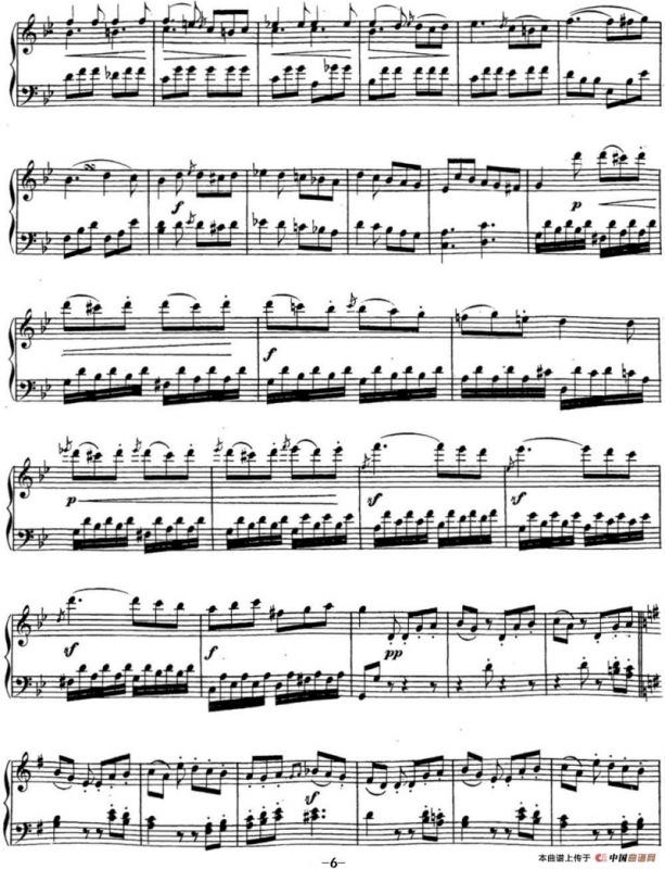 贝多芬钢琴奏鸣曲19 g小调 Op.49 No.1 G minor