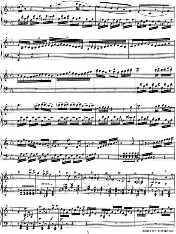 贝多芬钢琴奏鸣曲18 狩猎 降E大调 Op.31 No.3 E-flat major