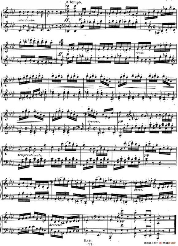 贝多芬钢琴奏鸣曲18 狩猎 降E大调 Op.31 No.3 E-flat major