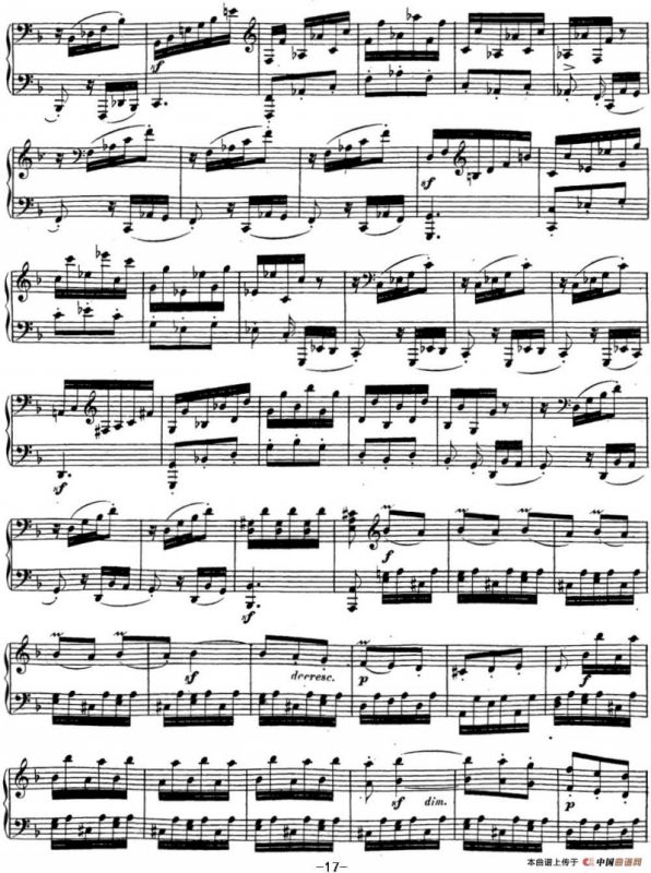 贝多芬钢琴奏鸣曲17 暴风雨 d小调 Op.31 No.2 D minor