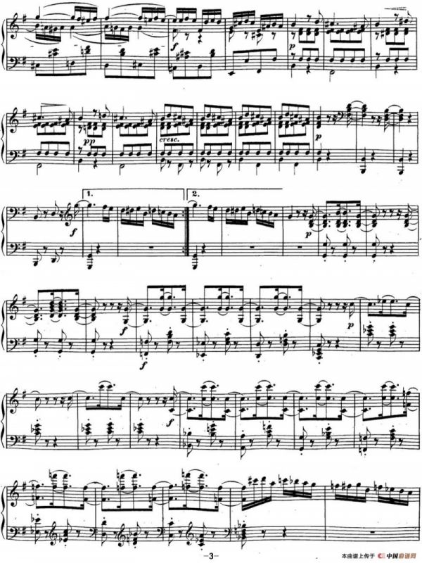 贝多芬钢琴奏鸣曲16 G大调 Op.31 No.1 G major