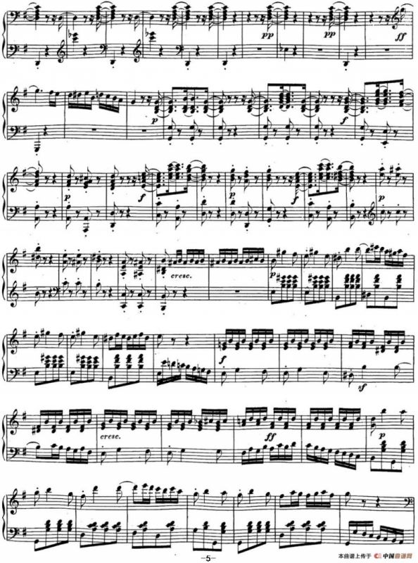 贝多芬钢琴奏鸣曲16 G大调 Op.31 No.1 G major