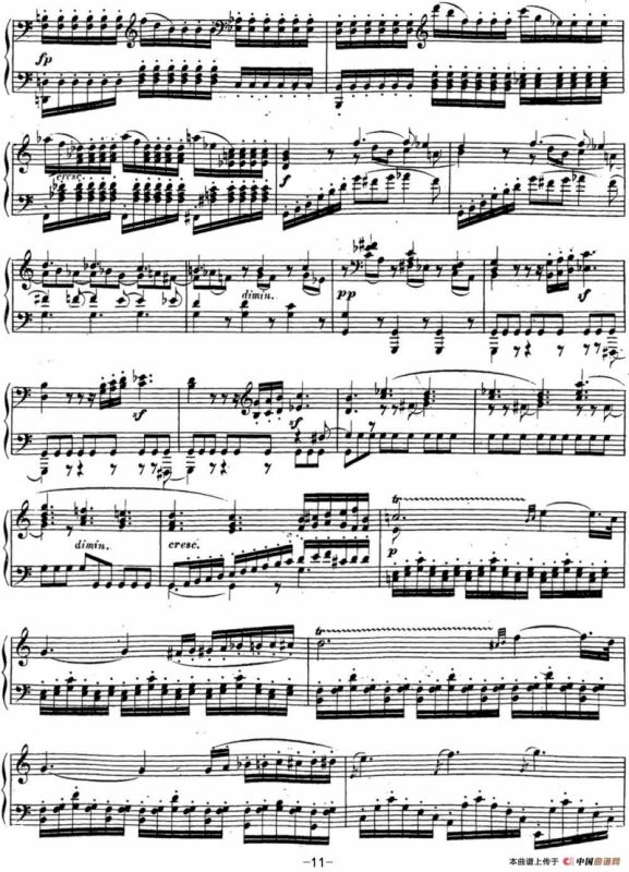 贝多芬钢琴奏鸣曲16 G大调 Op.31 No.1 G major