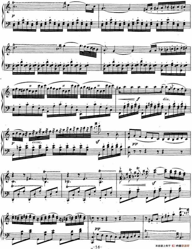 贝多芬钢琴奏鸣曲16 G大调 Op.31 No.1 G major