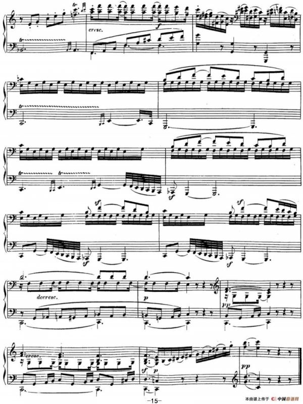 贝多芬钢琴奏鸣曲16 G大调 Op.31 No.1 G major