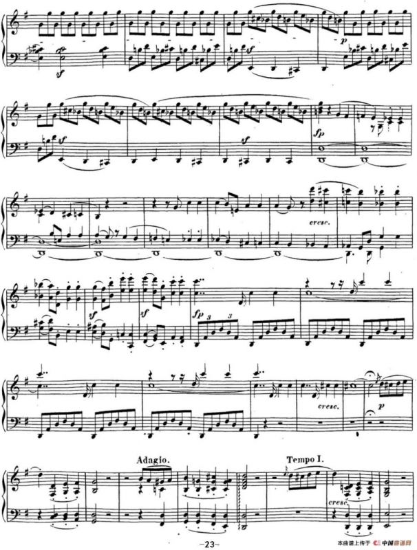 贝多芬钢琴奏鸣曲16 G大调 Op.31 No.1 G major