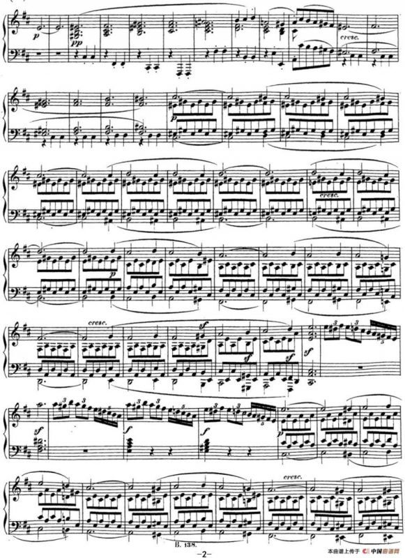 贝多芬钢琴奏鸣曲15 田园 D大调 Op.28 D major