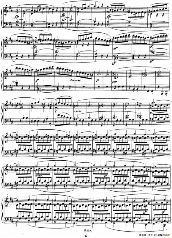 贝多芬钢琴奏鸣曲15 田园 D大调 Op.28 D major