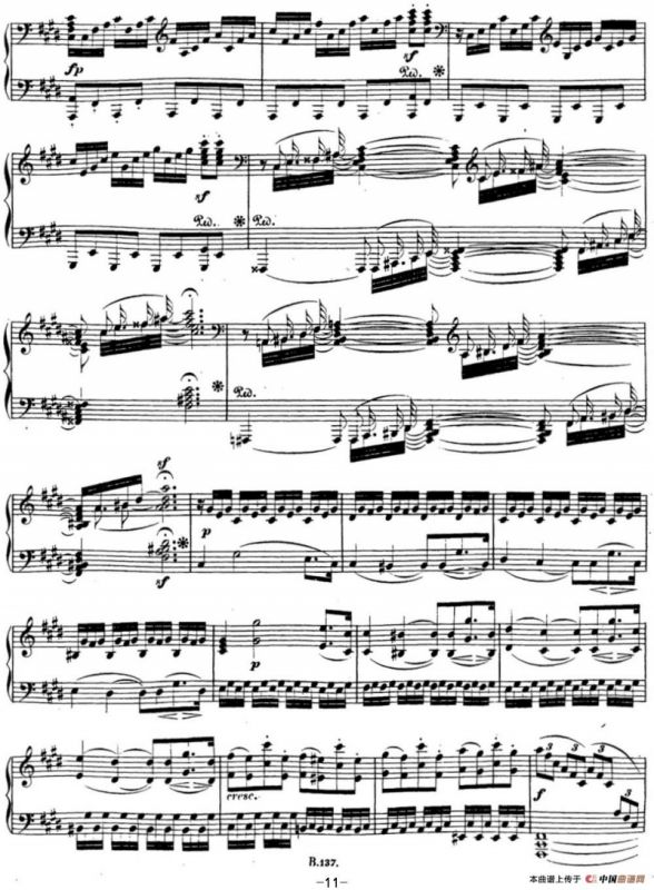 贝多芬钢琴奏鸣曲14 月光 升c小调 Op.27 No.2 C-sharp minor