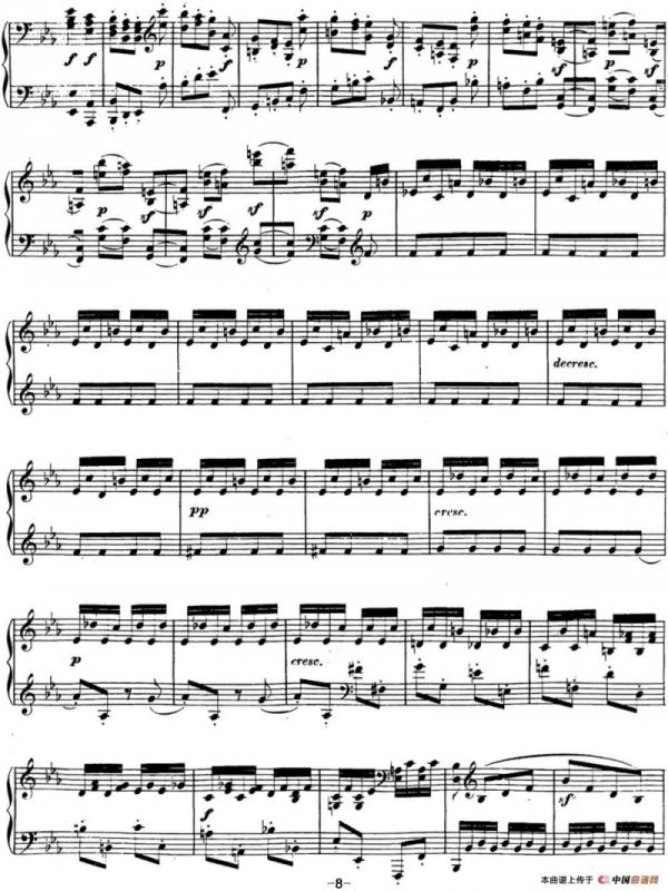 贝多芬钢琴奏鸣曲13 幻想奏鸣曲 降E大调 Op.27 No.1 E-flat major