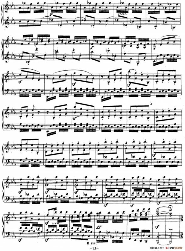 贝多芬钢琴奏鸣曲13 幻想奏鸣曲 降E大调 Op.27 No.1 E-flat major